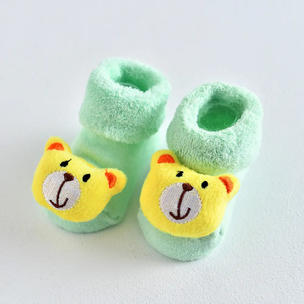 Three-Dimensional Mushroom Baby Socks White - Image 34