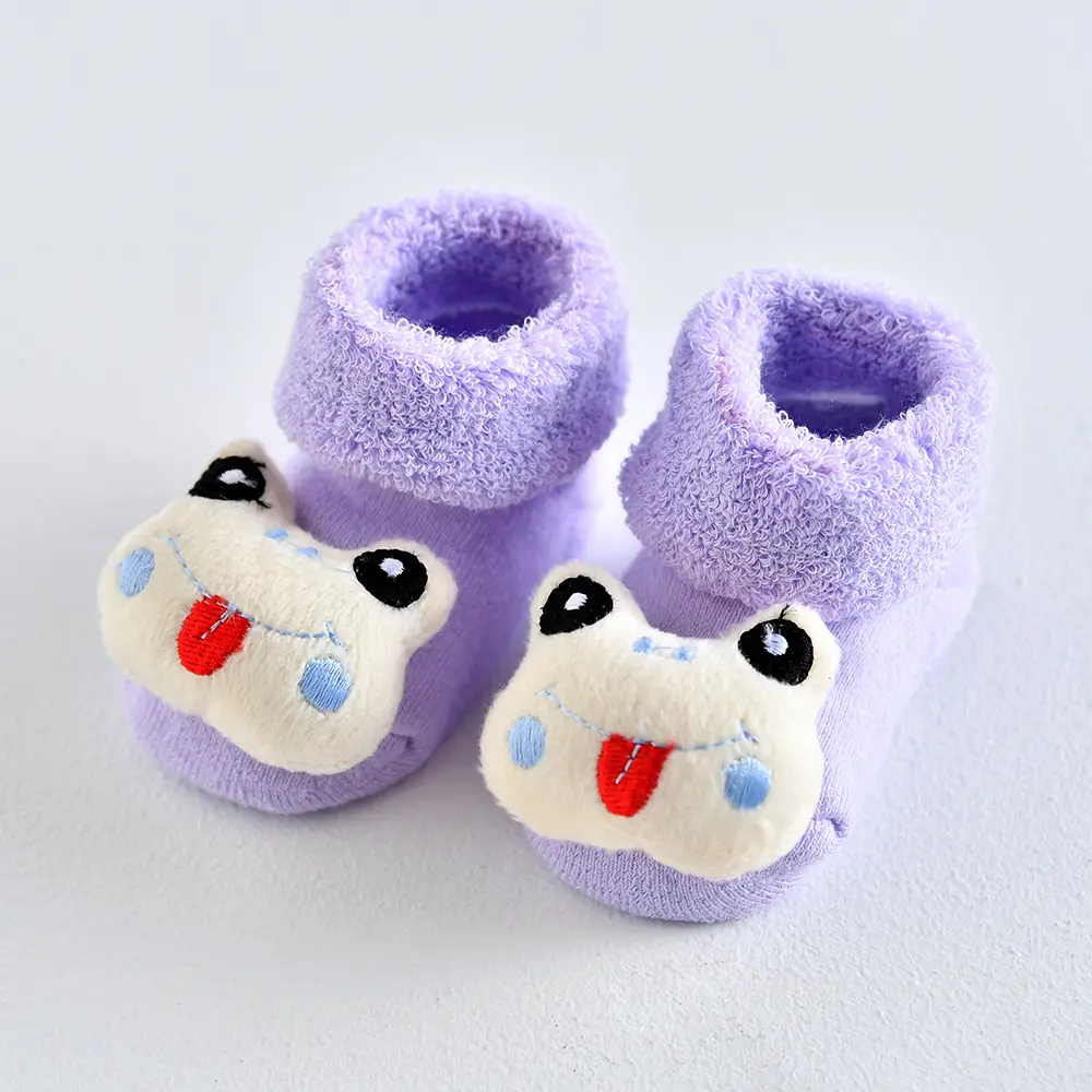 Three-Dimensional Mushroom Baby Socks White - Image 35