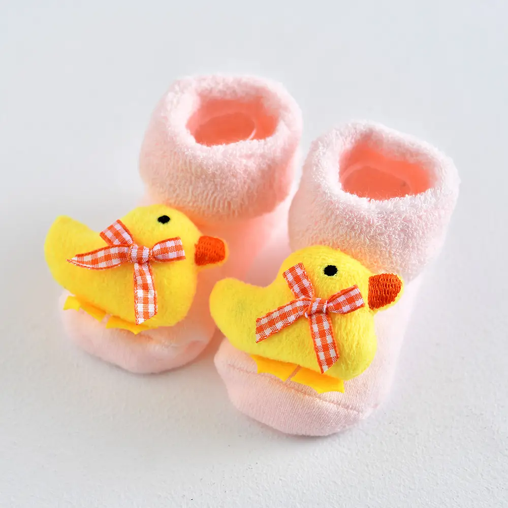 Three-Dimensional Mushroom Baby Socks White - Image 36