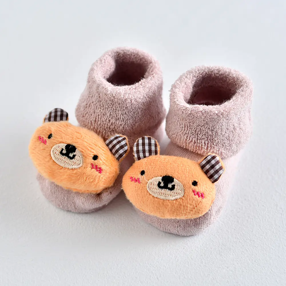 Three-Dimensional Mushroom Baby Socks White - Image 37