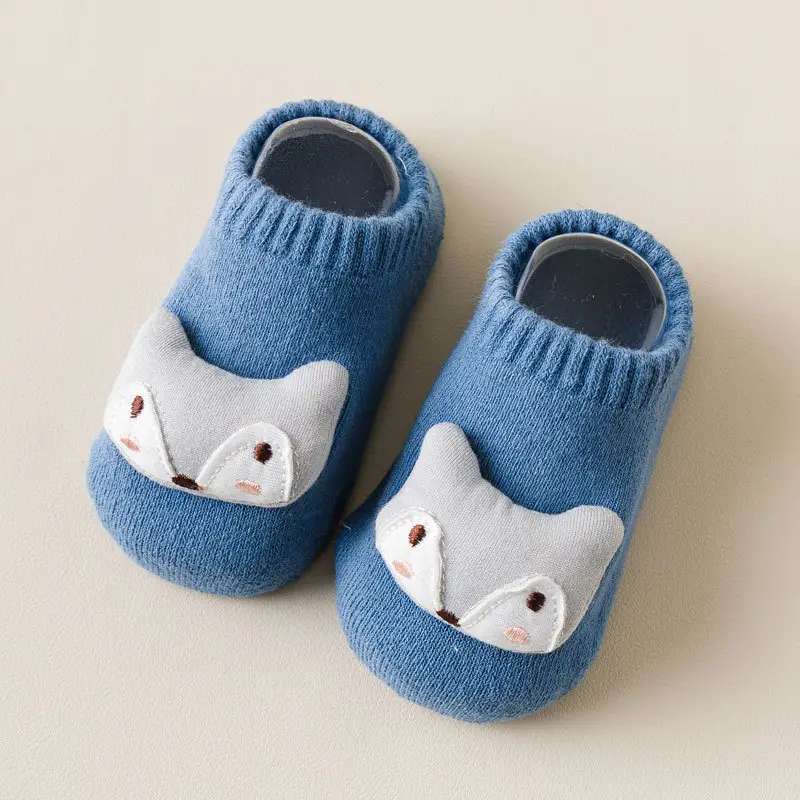 Three-Dimensional Mushroom Baby Socks White - Image 5