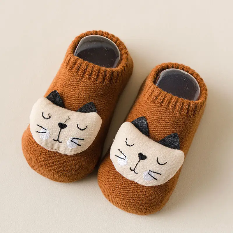 Three-Dimensional Mushroom Baby Socks White - Image 6