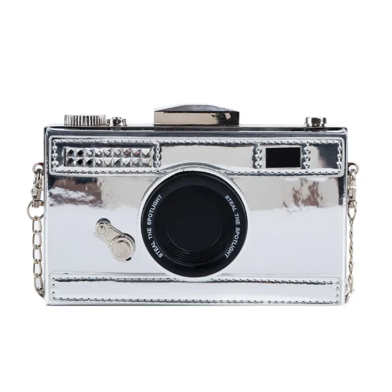 2025 K-Style Camera Bag for Women Glossy Patent Leather One-Shoulder Crossbody - Image 2