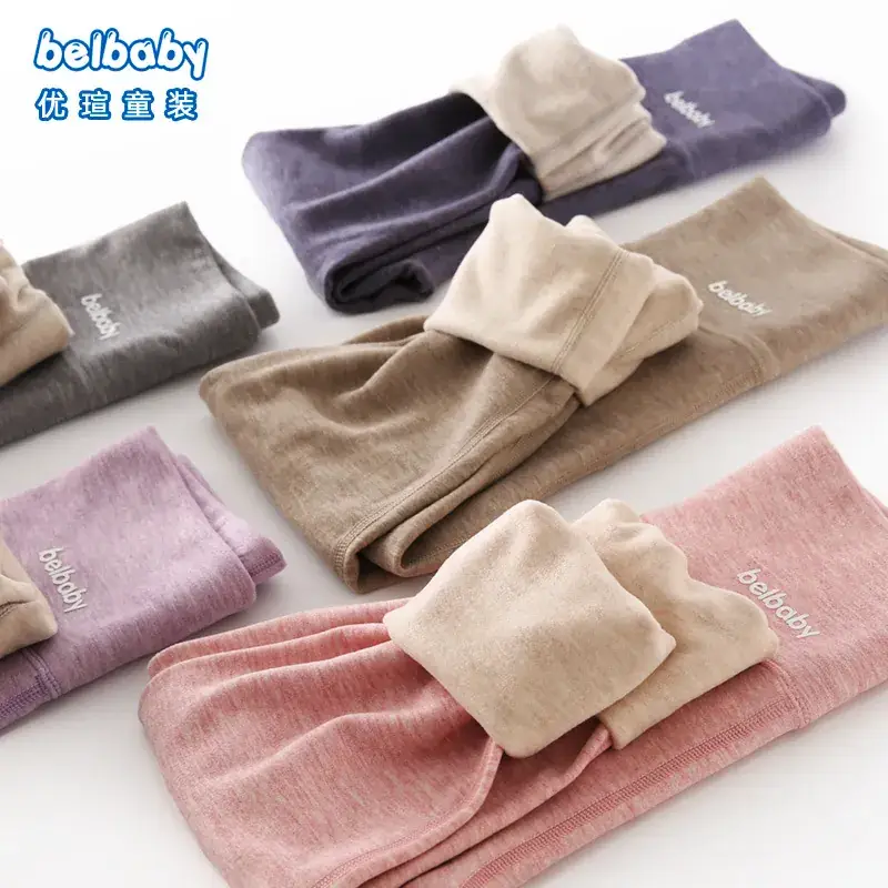 Velvet Warm Pants Large Children's Fall Winter High Waist
