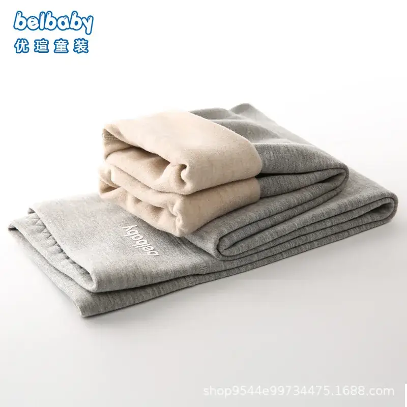 Velvet Warm Pants Large Children's Fall Winter High Waist