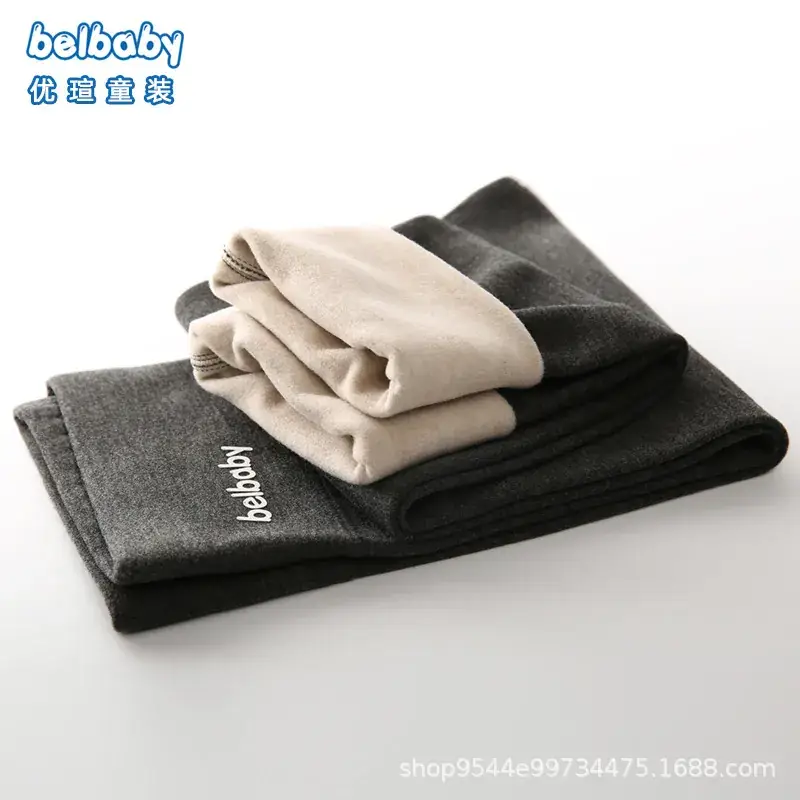 Velvet Warm Pants Large Children's Fall Winter High Waist