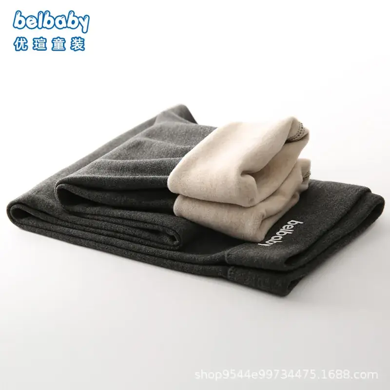 Velvet Warm Pants Large Children's Fall Winter High Waist
