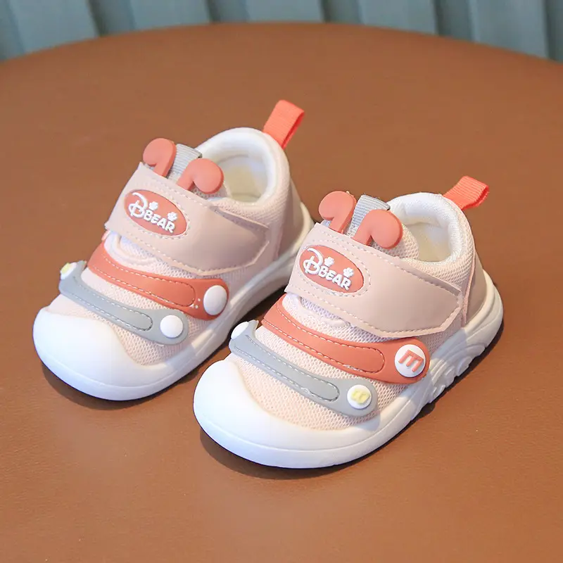 Pink Cartoon Baby Sandals for Boys Non-Slip Soft Sole