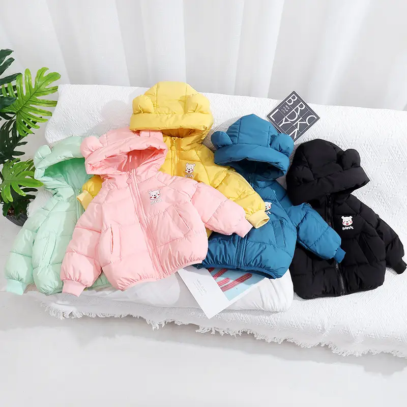 2022 Winter Cotton Padded Jackets for Boys Girls Korean Style - Image 7