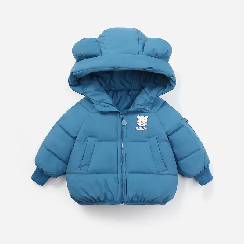 2022 Winter Cotton Padded Jackets for Boys Girls Korean Style - Image 3