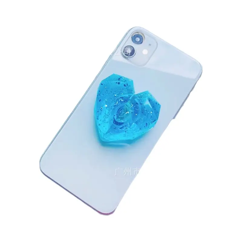 Heart Shaped Diamond Decorative Stand for Desktop & Mobile Phone Holder - Image 11
