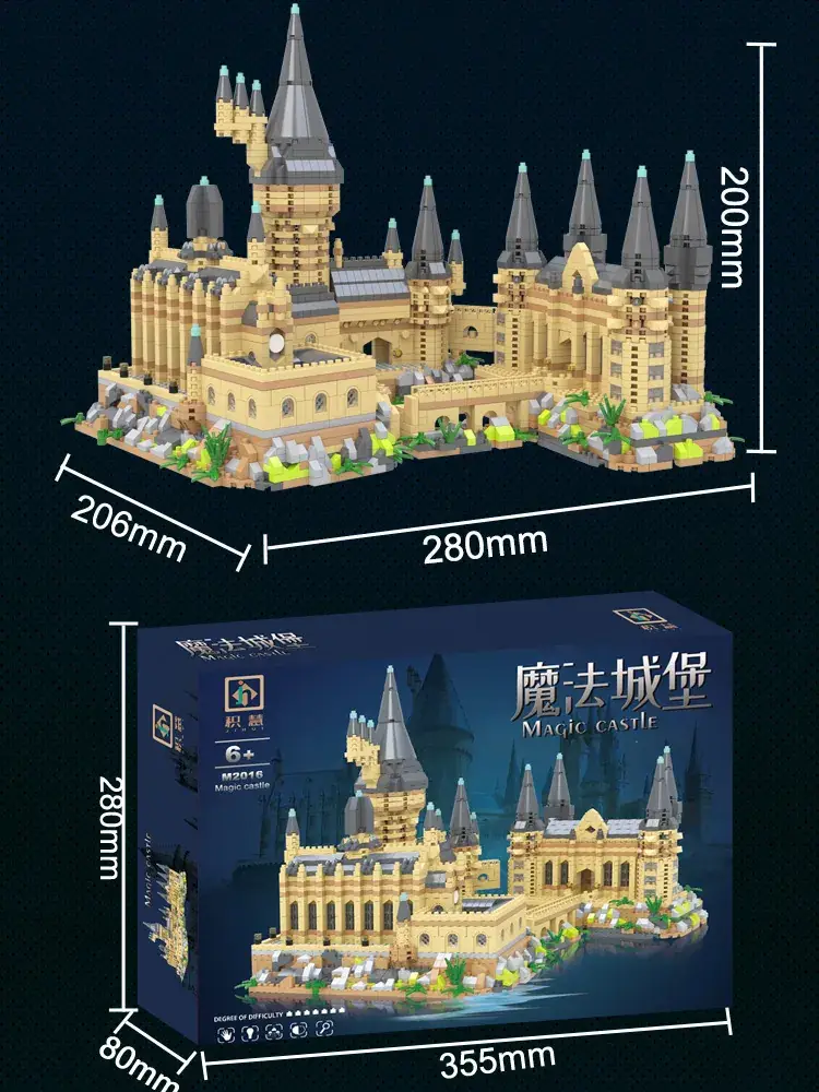 Holvoz Castle 2929 blocks "color box]