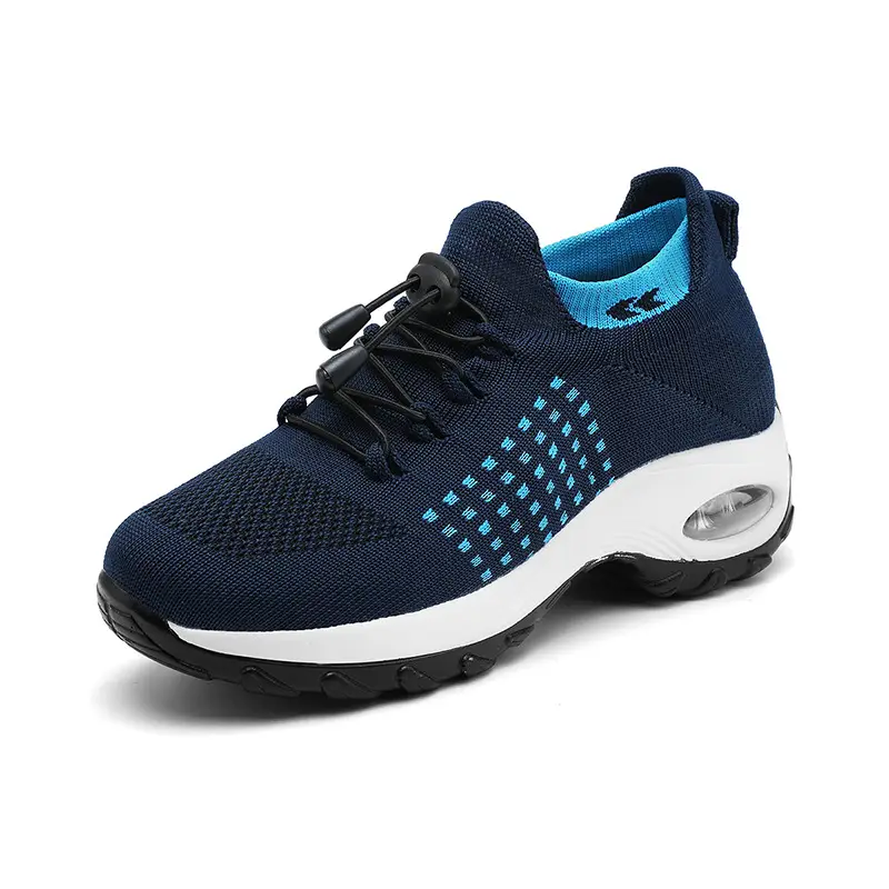 Spring 2022 Cross-border Amazon Women's Shoes Fashion All-match Sneakers Casual Shoes Large Size Air Cushion Slip-on Shoes