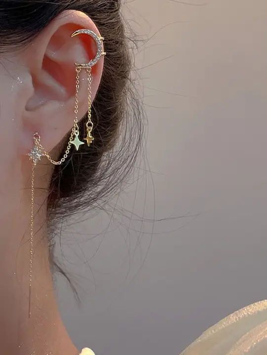 Butterfly Earrings with Sparkling Tassels for Women - Image 18