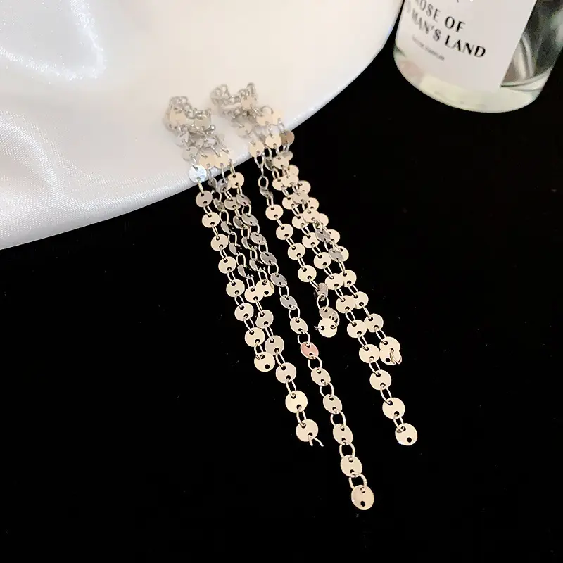 Butterfly Earrings with Sparkling Tassels for Women - Image 24