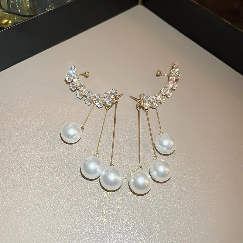 Butterfly Earrings with Sparkling Tassels for Women - Image 26
