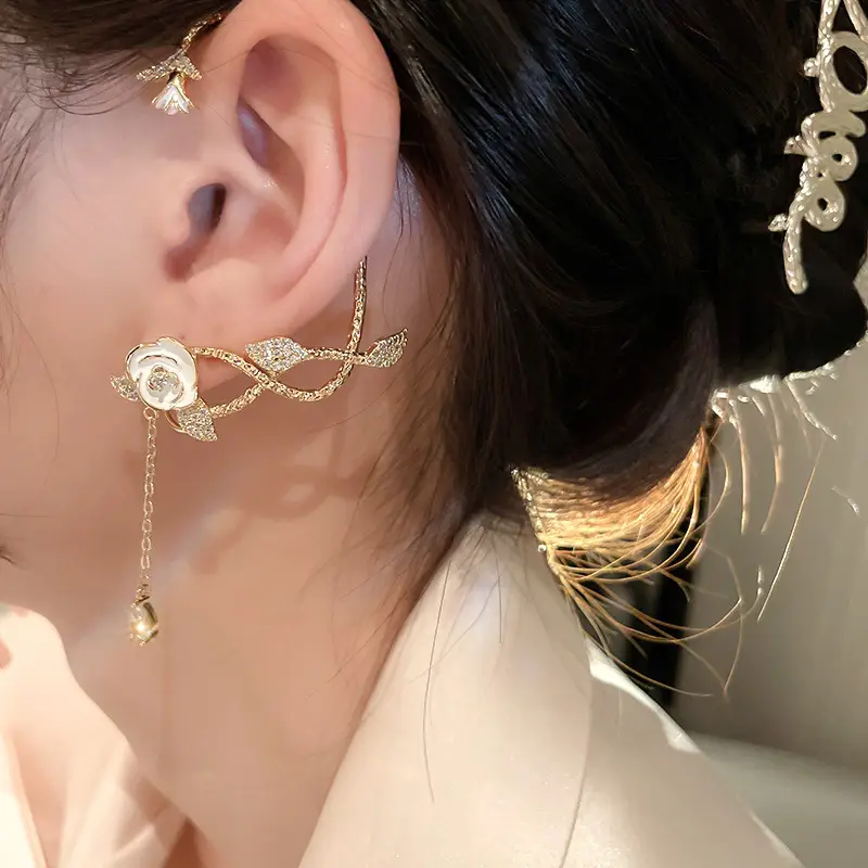 Butterfly Earrings with Sparkling Tassels for Women - Image 28