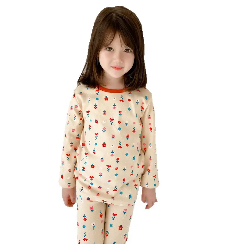 New Autumn Winter Kids Thermal Underwear Set Printed Base Layer - Image 7