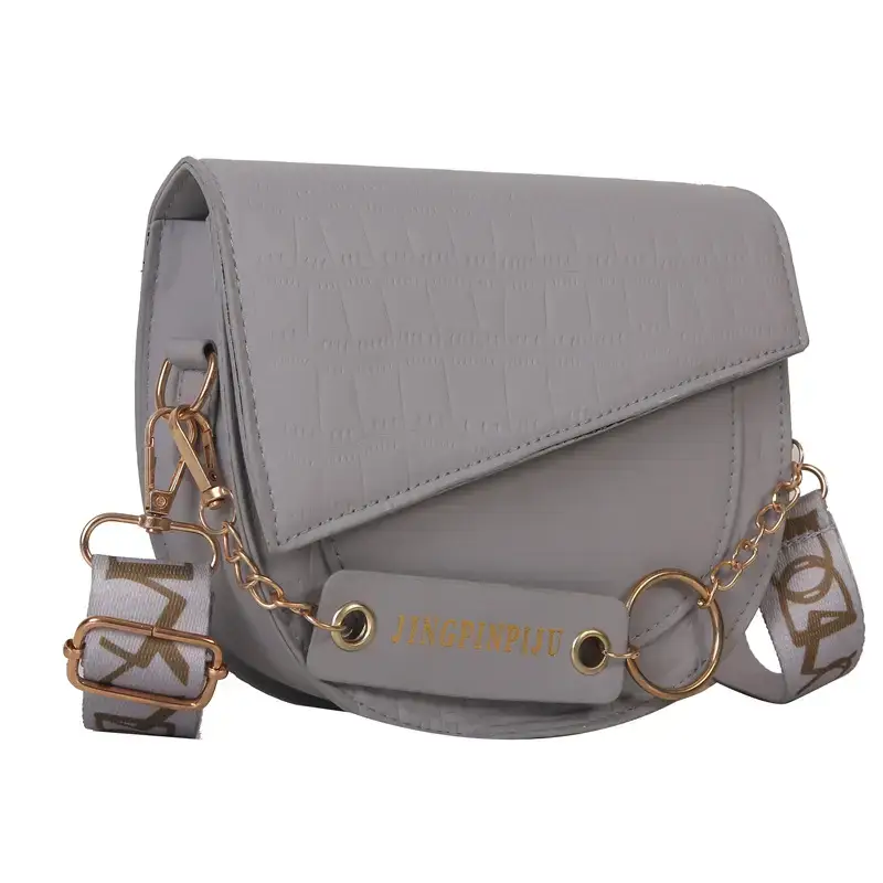 Women's Saddle Crossbody Bag Brown 2022 New - Image 12
