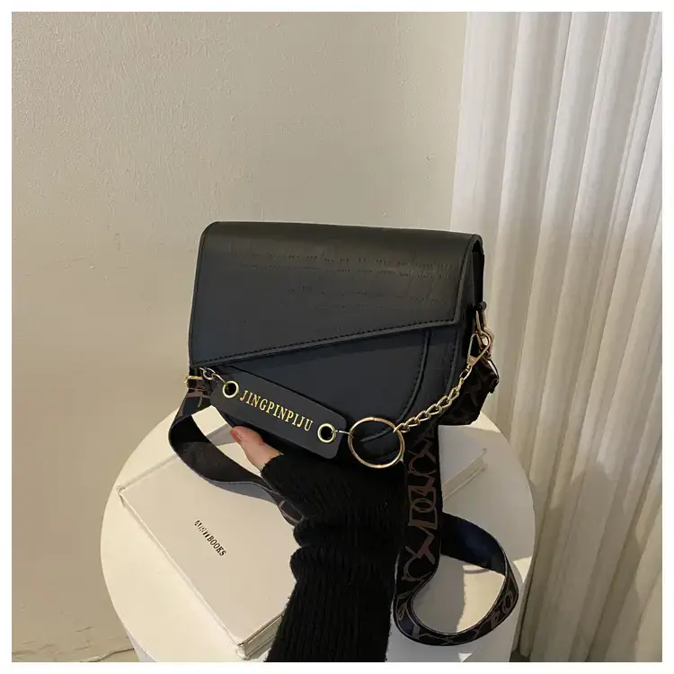Women's Saddle Crossbody Bag Brown 2022 New - Image 7