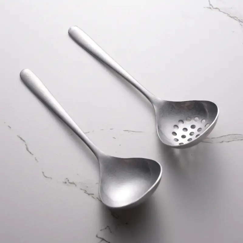 304 Stainless Steel Hot Pot Colander Spoon Set - Image 5