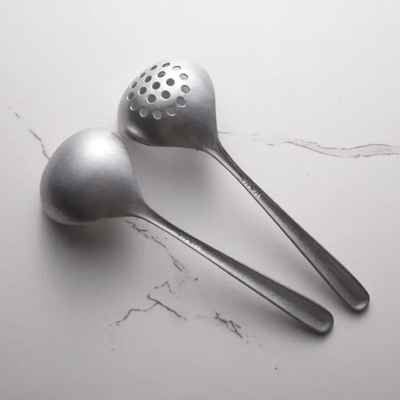 304 Stainless Steel Hot Pot Colander Spoon Set - Image 6