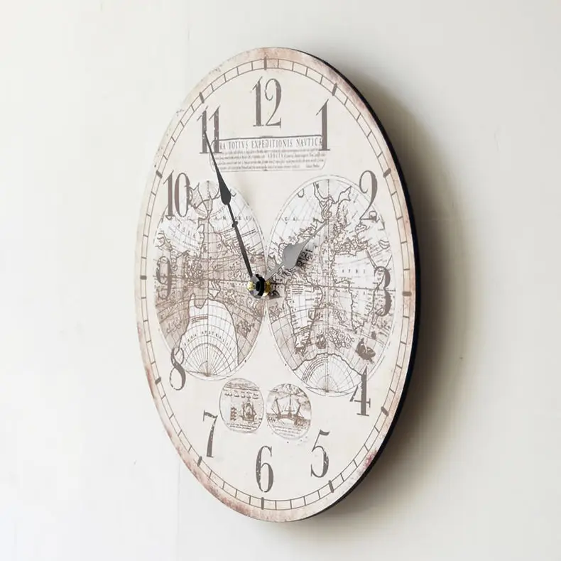 14" Backyard Self-Cleaning Wall Clock Modern Frame — feature 10