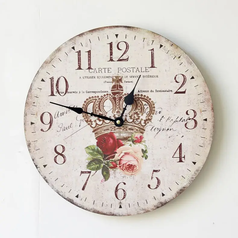 14" Backyard Self-Cleaning Wall Clock Modern Frame — feature 11