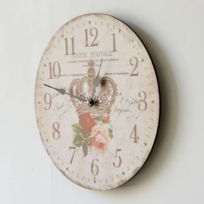14" Backyard Self-Cleaning Wall Clock Modern Frame — feature 12