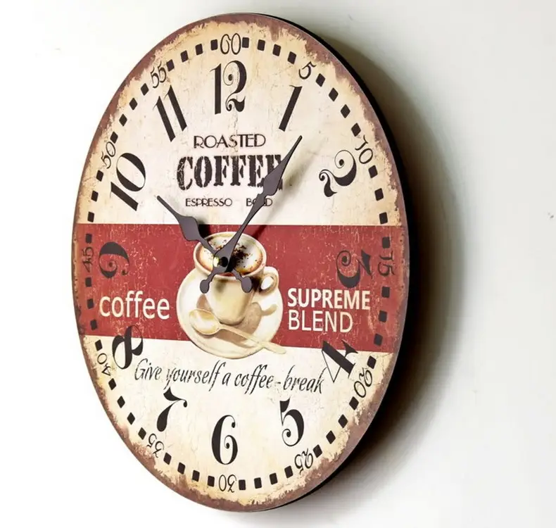 14" Backyard Self-Cleaning Wall Clock Modern Frame — feature 30