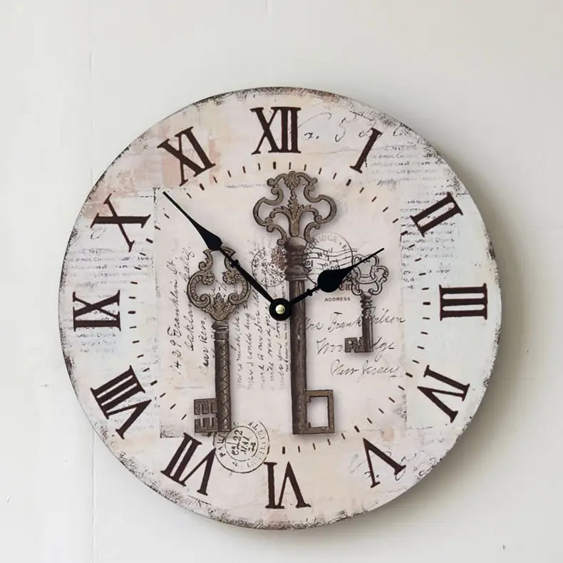 14" Backyard Self-Cleaning Wall Clock Modern Frame — feature 7