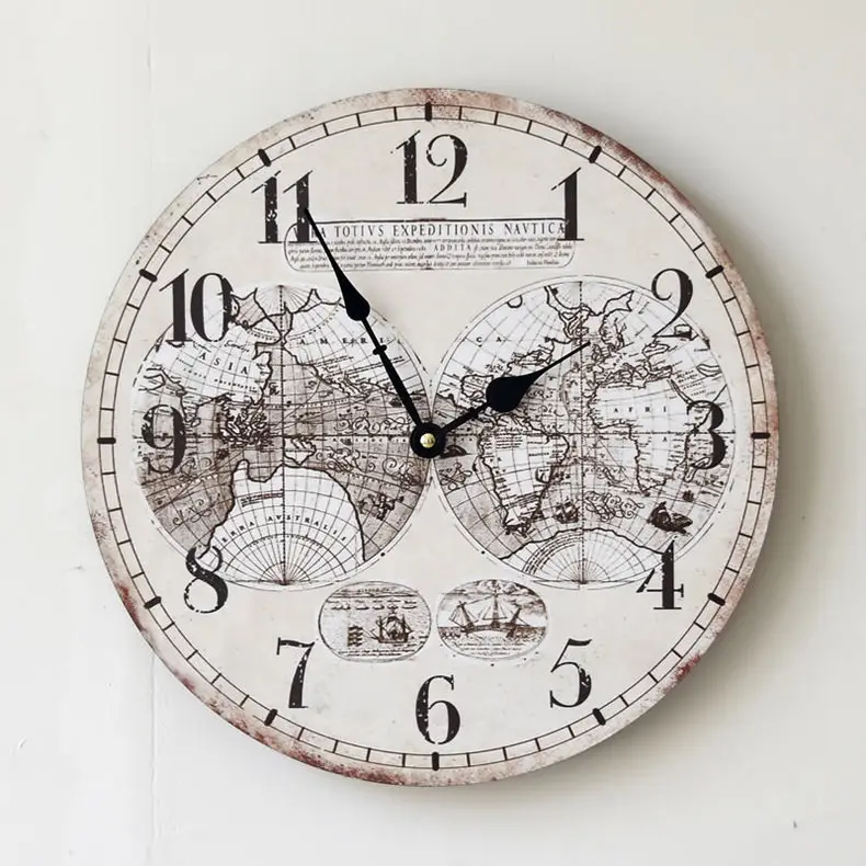 14" Backyard Self-Cleaning Wall Clock Modern Frame — feature 9