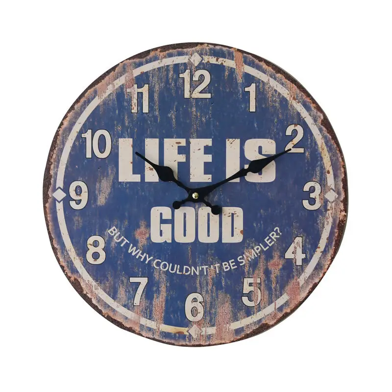 14" Backyard Self-Cleaning Wall Clock Modern Frame - Image 11