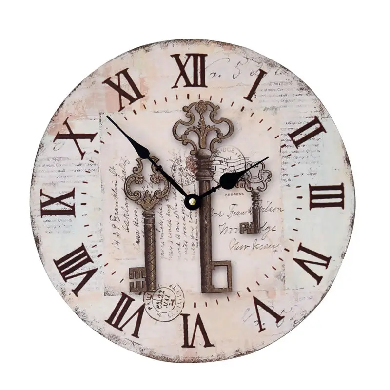 14" Backyard Self-Cleaning Wall Clock Modern Frame - Image 2