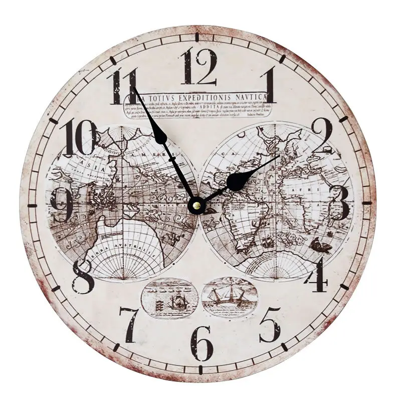 14" Backyard Self-Cleaning Wall Clock Modern Frame - Image 3