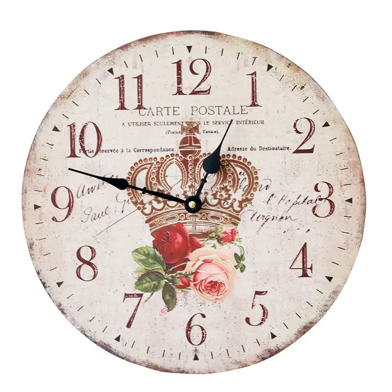 14" Backyard Self-Cleaning Wall Clock Modern Frame - Image 4