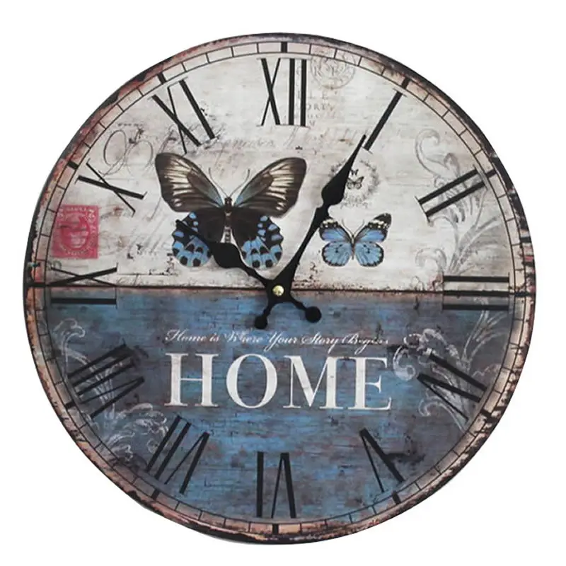 14" Backyard Self-Cleaning Wall Clock Modern Frame - Image 6