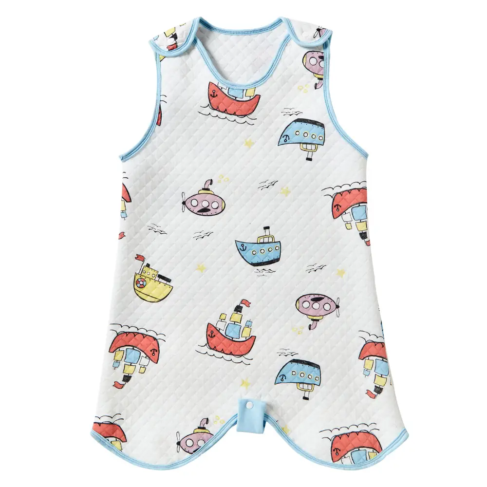 Pink Rabbit Print Baby Quilted Sleepwear Set