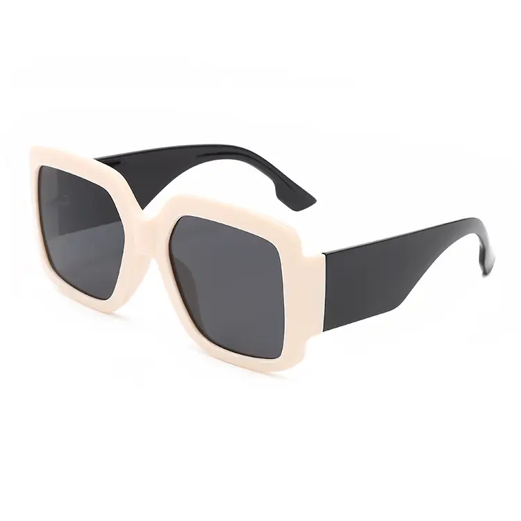 Women's Retro Box Sunshade Sunglasses Brown Tortie - Image 2