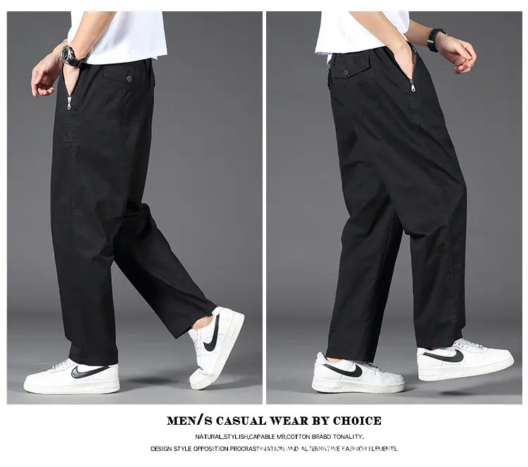 Zoruo Cotton Thickened Composite Pants Grey Men — feature 13