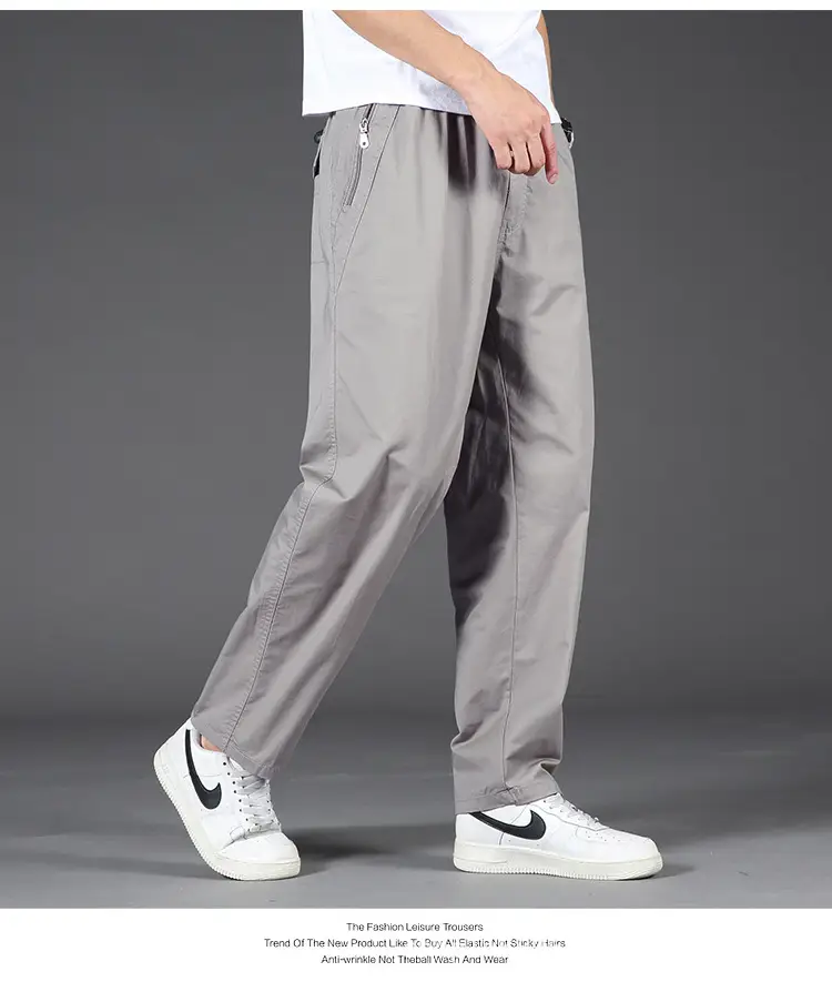 Zoruo Cotton Thickened Composite Pants Grey Men — feature 14