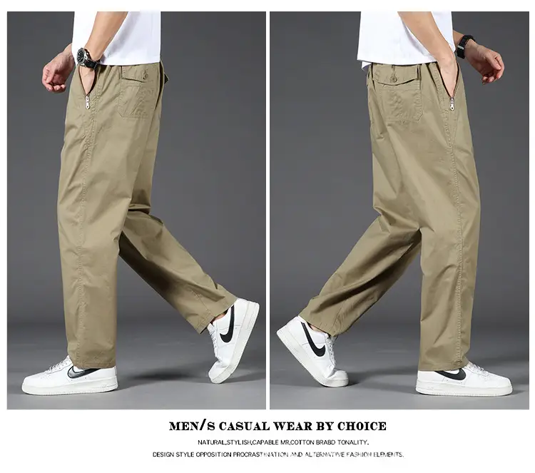 Zoruo Cotton Thickened Composite Pants Grey Men — feature 17