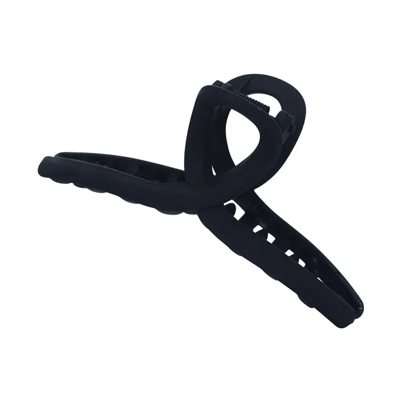 Pink Korean Hair Clip 11cm Large Cross Grip - Image 18