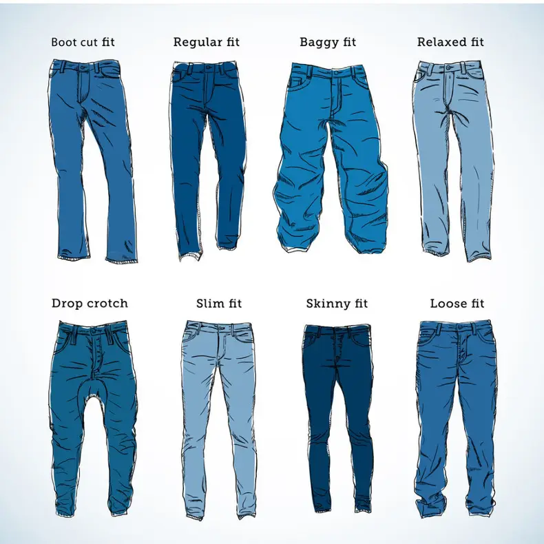 Men Washed Vintage Blue Straight Leg Jeans — feature 8