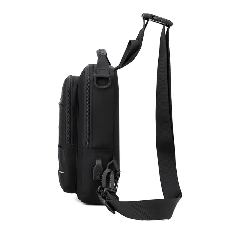 Men's Blue Crossbody Bag with Backpack Design