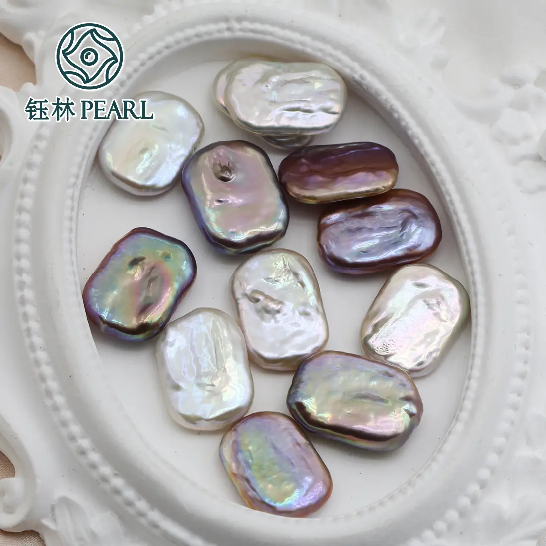 12-13mm Baroque Pearl Straps for Jewelry Making