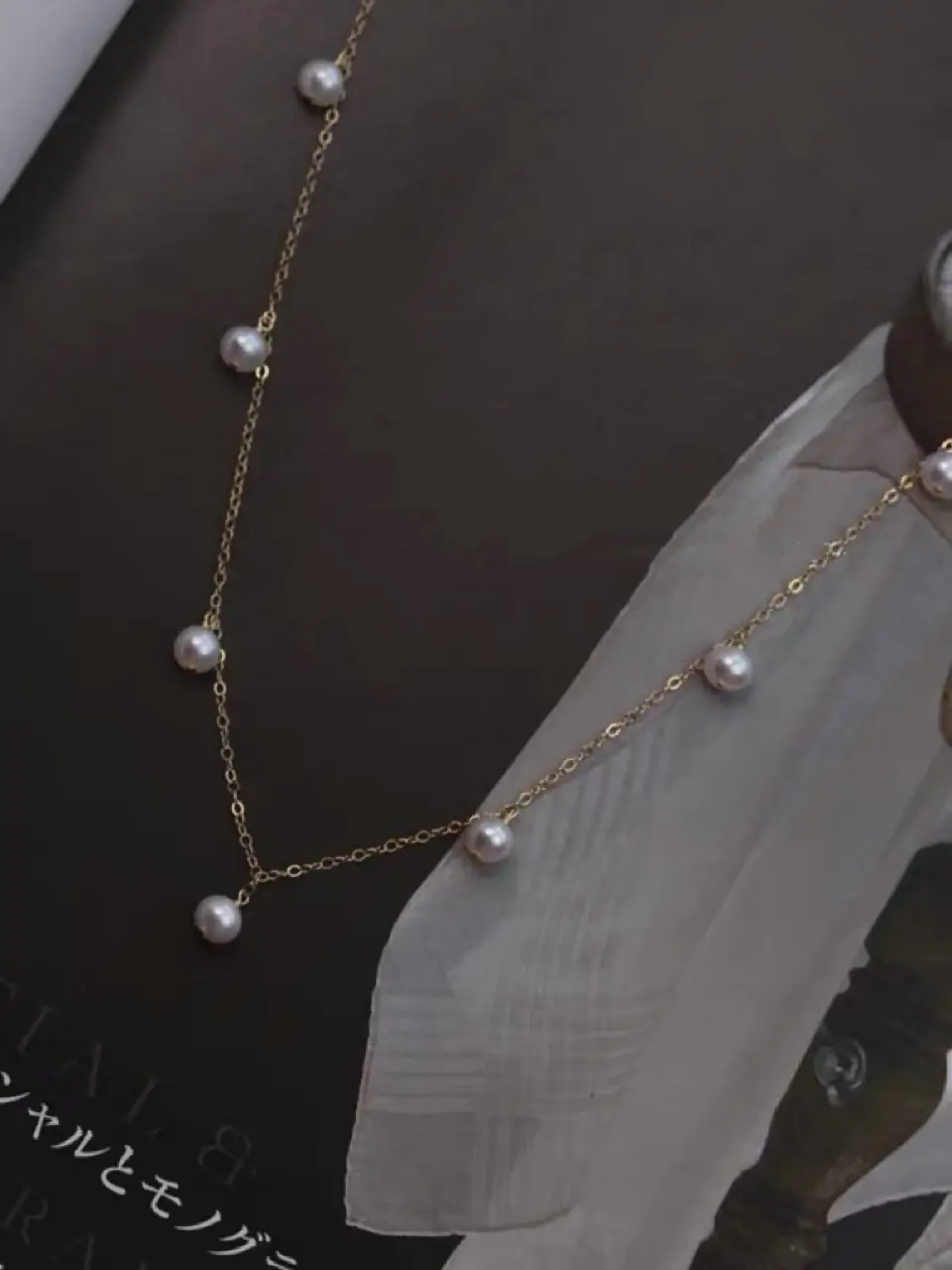 Elegant Pearl Necklace with 925 Silver Plating — feature 9