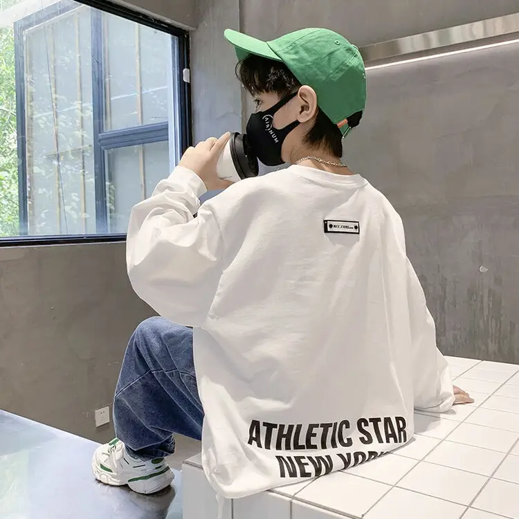 Boys White Long Sleeve T-Shirt Autumn 2025 - Image 5