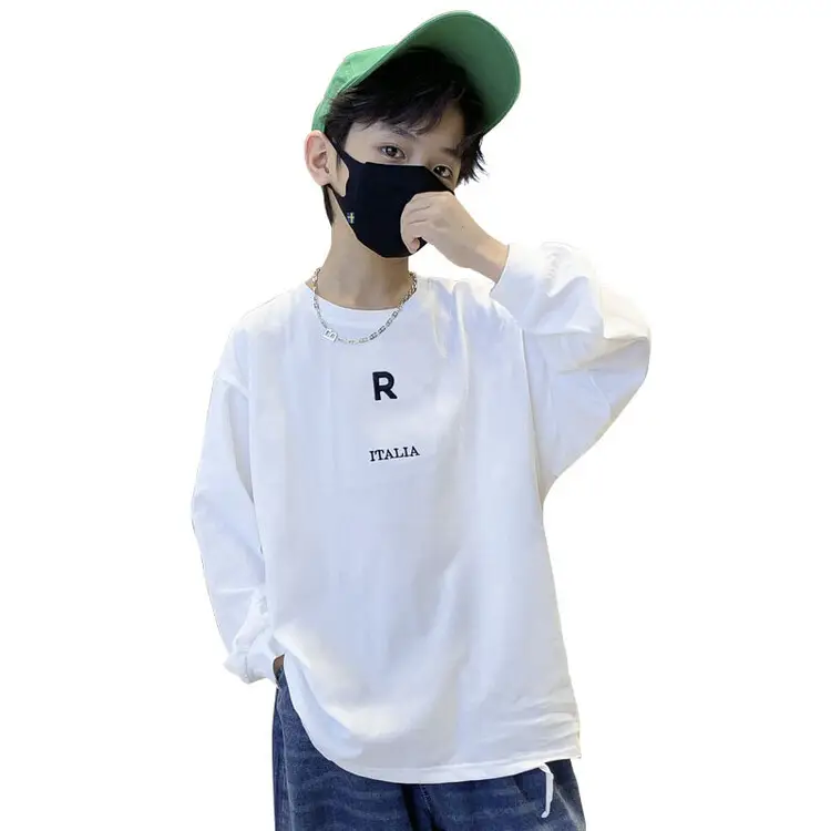 Boys White Long Sleeve T-Shirt Autumn 2025 - Image 6