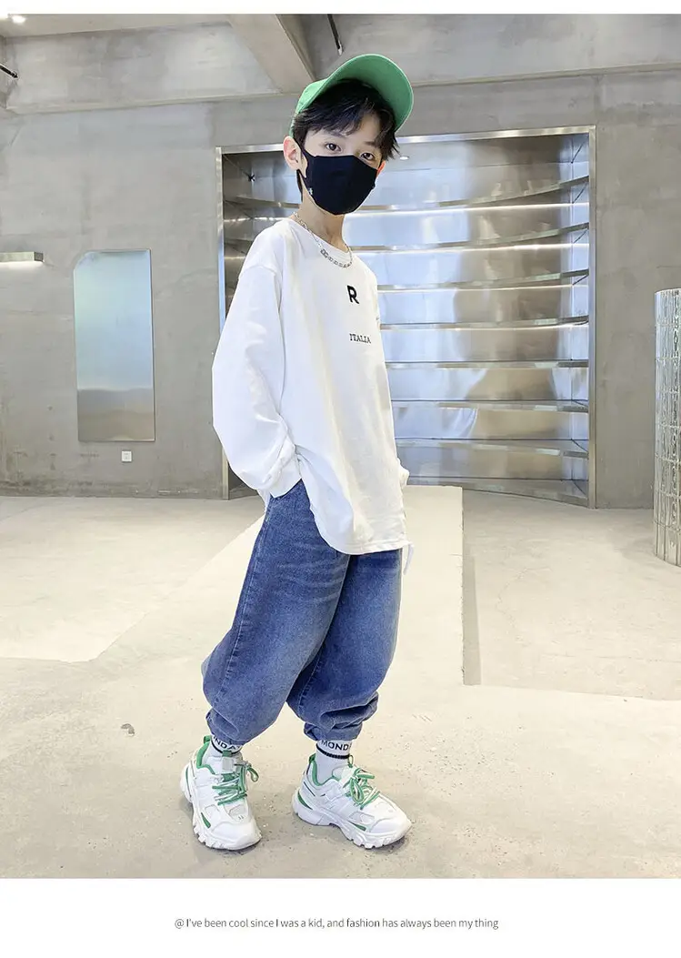 Boys White Long Sleeve T-Shirt Autumn 2025 — feature 10